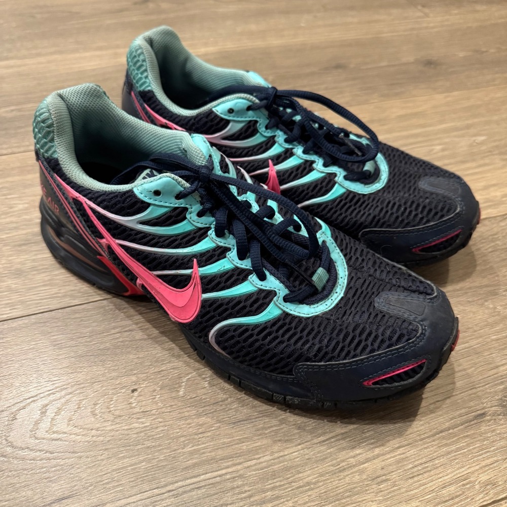 Nike Air Torch 4 Navy Pink Teal Running Shoes Mens Size 11 Sports